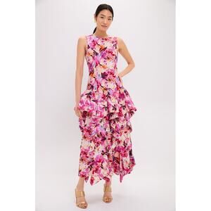 ULLA JOHNSON Azalea Mural Dress Size 2 NWT Retail $750 Tuckernuck